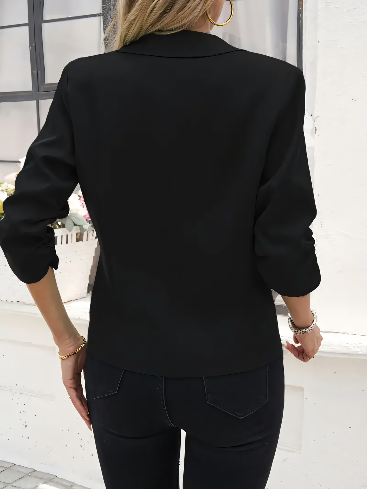 Blazer Slim Fit pentru Femei - Eleganță Modernă pentru Primăvară și Toamnă