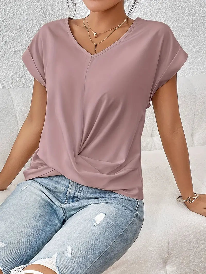 Tricou Casual cu Mâneci Scurte – Confort și Versatilitate pentru Zilele de Vară