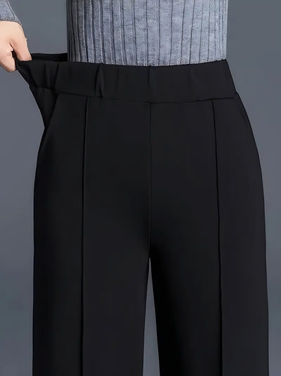 Pantaloni Largi cu Talie Înaltă – Eleganță și Confort pentru Birou