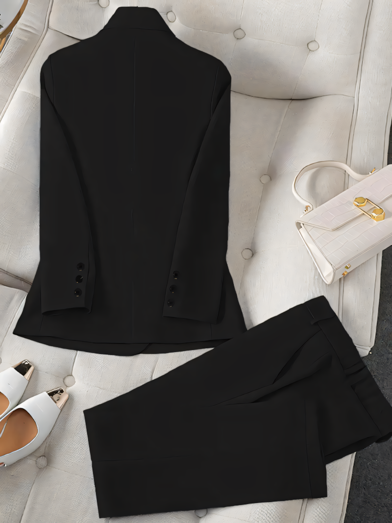 Costum Elegant de Damă din Două Piese - Sacou și Pantaloni