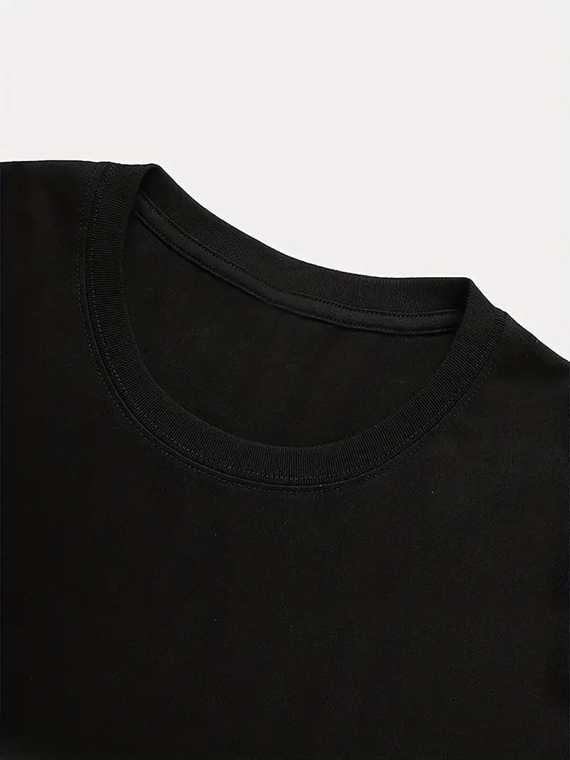 Tricou de Damă din Bumbac Moale cu Imprimeu Floral | Confortabil și Casual, Guler Rotund