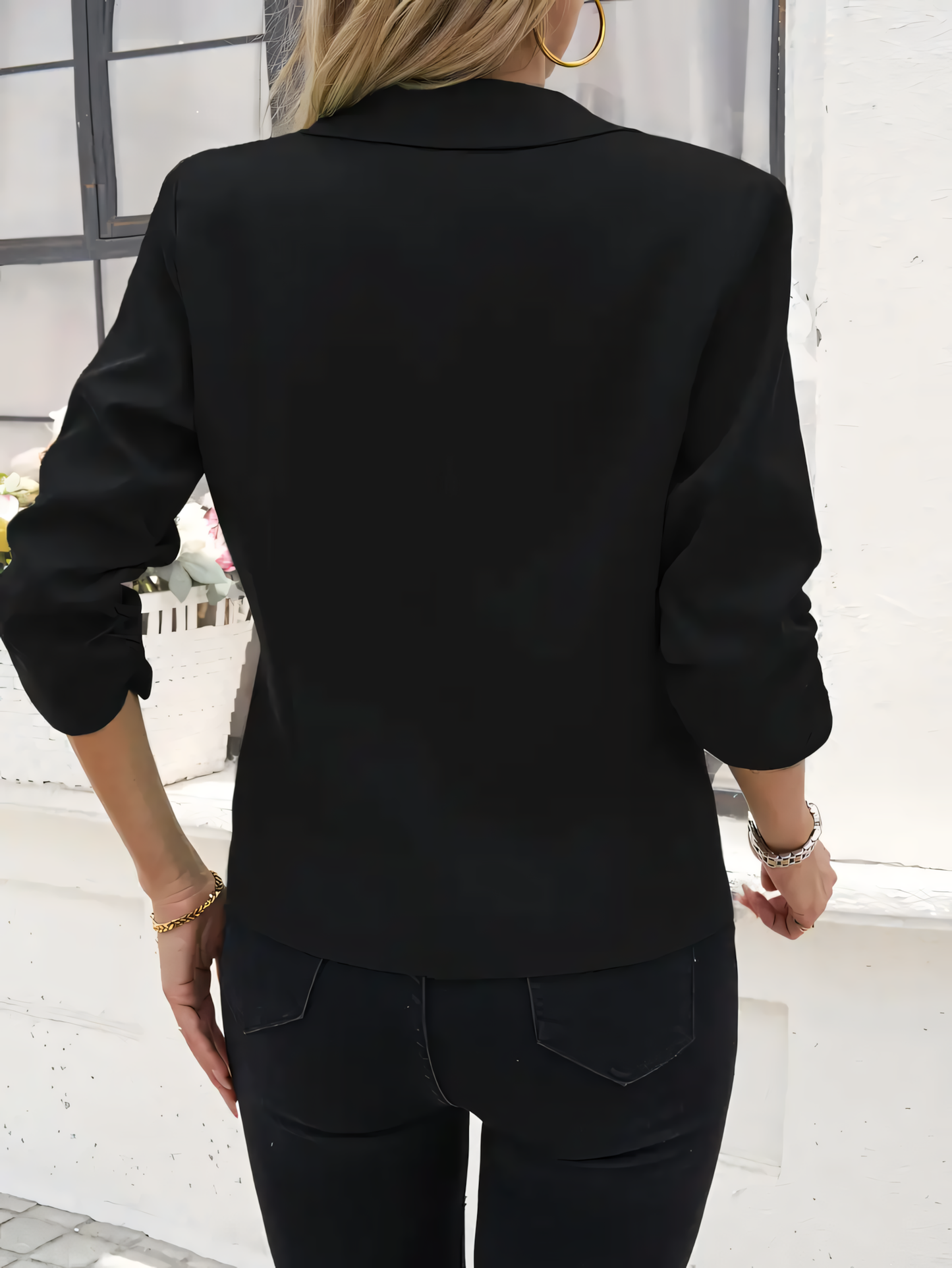 Blazer Slim Fit pentru Femei - Eleganță Modernă pentru Primăvară și Toamnă