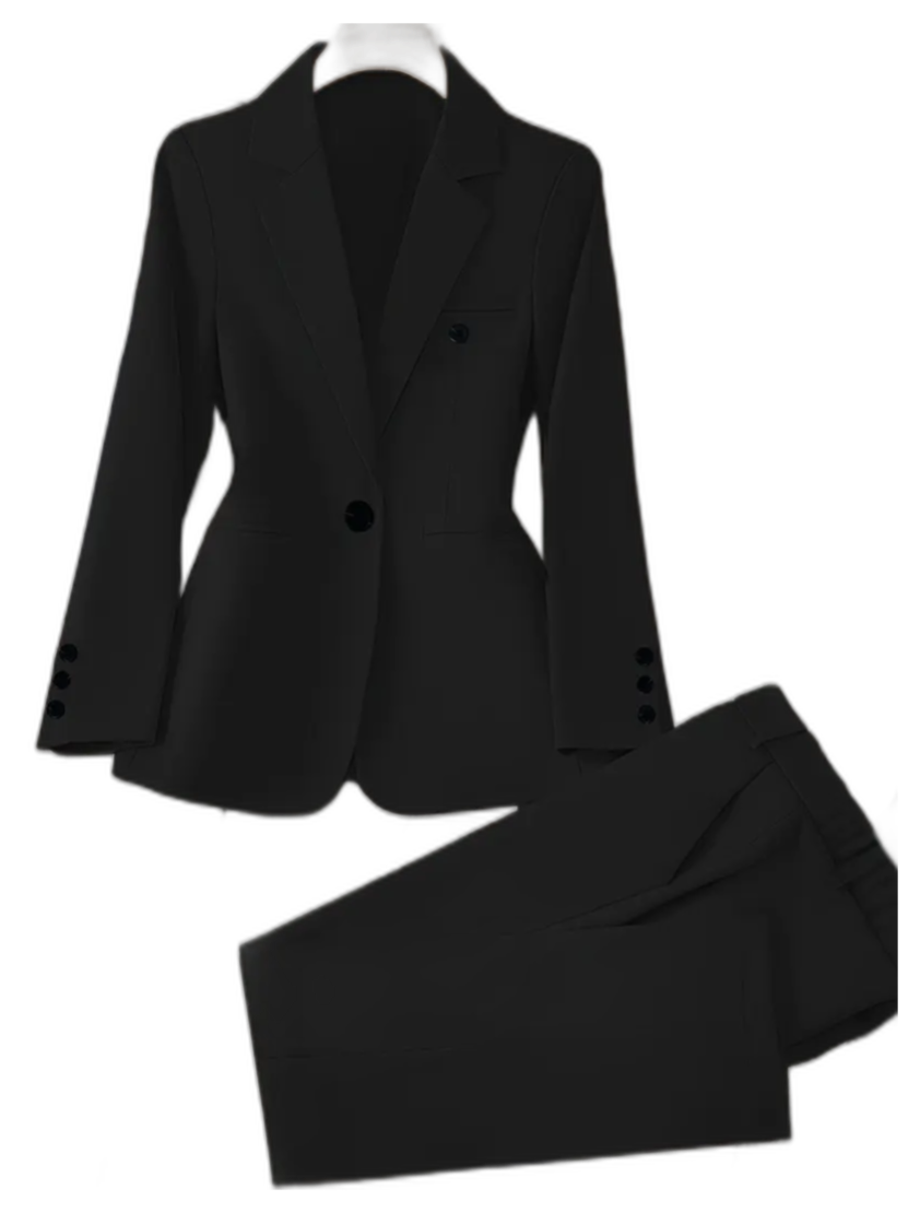 Costum Elegant de Damă din Două Piese - Sacou și Pantaloni